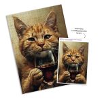 Пазл 500 элементов, Пушистый сомелье, Фрея PZL-500/58