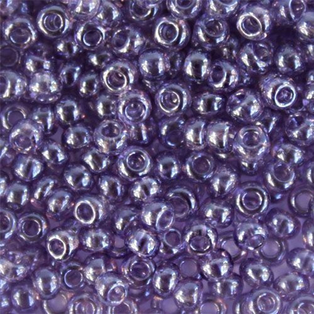 Бисер Preciosa прозрачный с жемчужным покрытием 10/0 (2.3 мм), 1х50г, цв. 26010