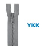 Молния трактор YKK Т5 (5 мм) 1 зам., н/раз., 20 см, цв. 272 серый, уп.10 шт
