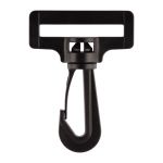 Карабин пластик 38 мм, 100 шт, черный, Gamma GHB003