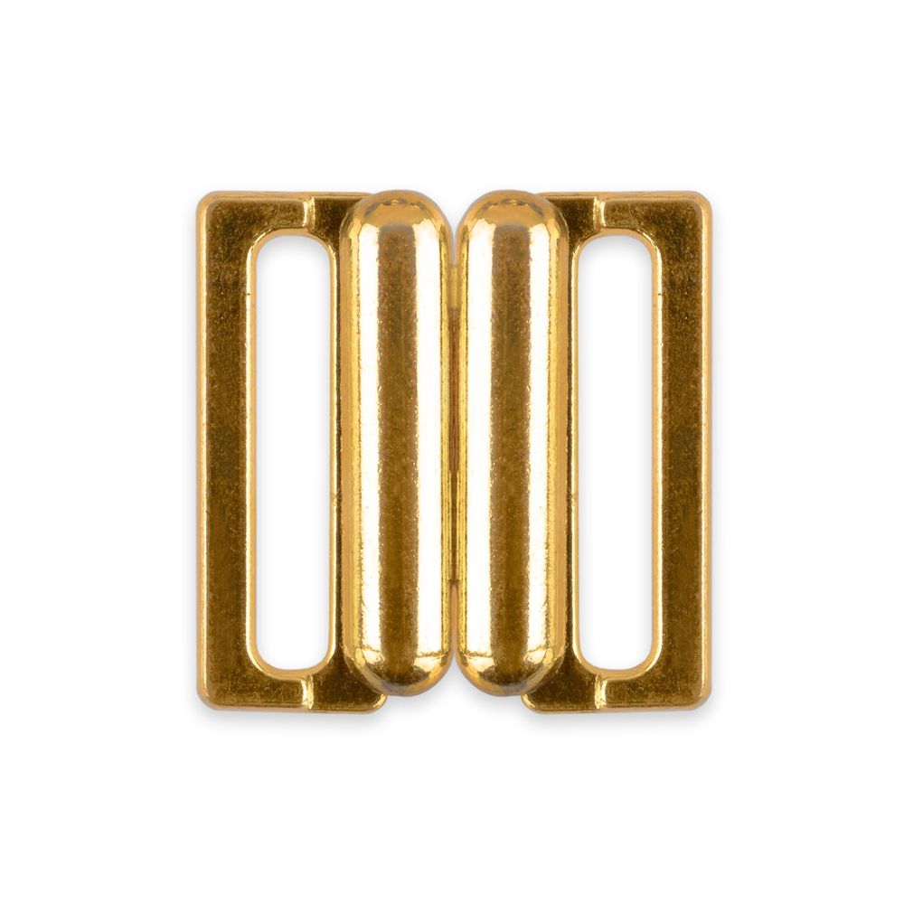 Застежки для купальника (бикини) металл 17х17 мм, 5 шт, №30 золото, Blitz BBT042