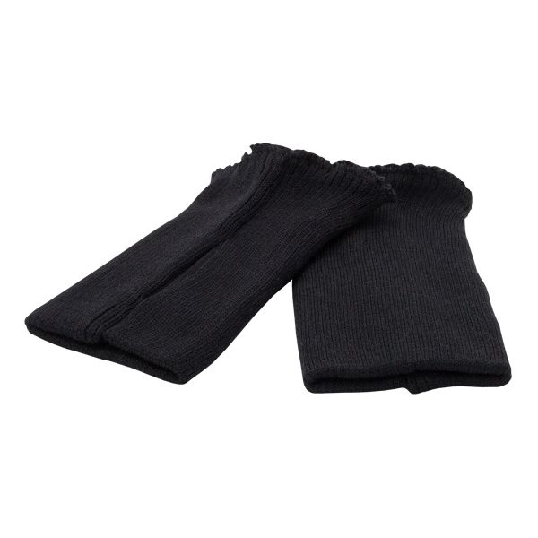Манжеты трикотажные 2х1.9х17.5 см, с отверстием для пальца, 004 черный