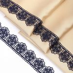 Кружево гипюр (плетёное) 30 мм / 9 метров, арт.TR.2812, цв.4 т.синий