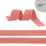 Резинка бельевая (окантовочная) матовая 15.0 мм / 1000 метров, розовый персик F154