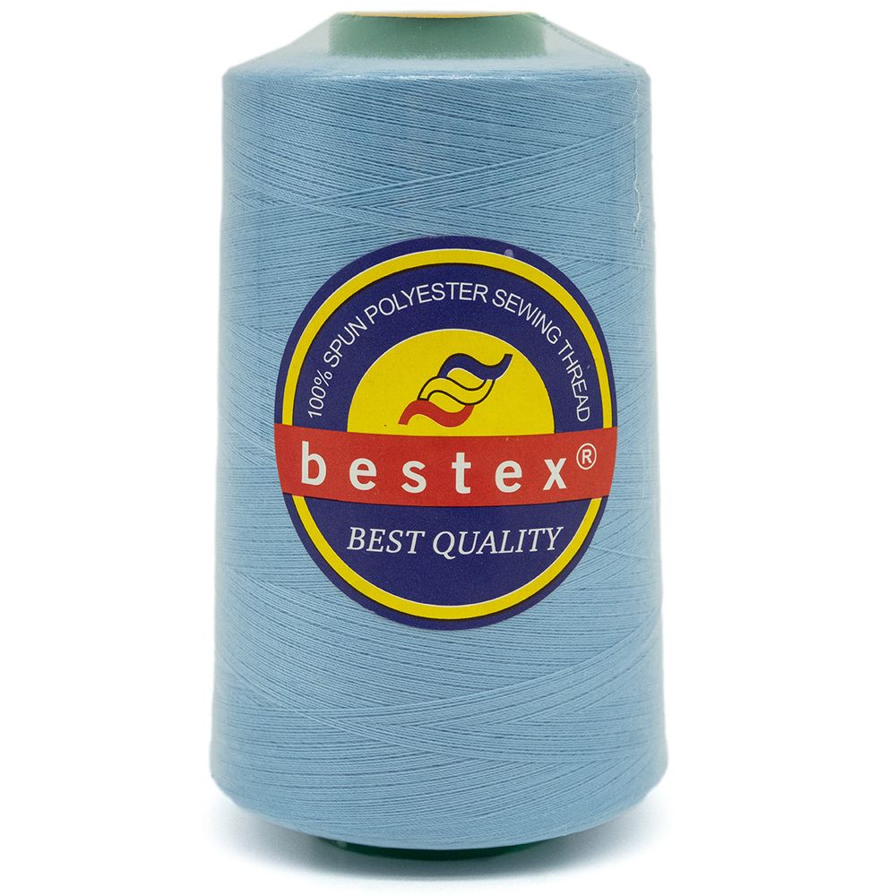 Нитки универсальные Bestex 40/2, 4570 м (5000 ярд) / 1 кат., 320 небесно-голубой