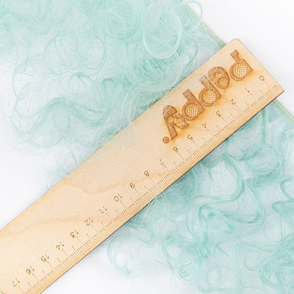 Трессы для кукол 15 см, 100 см, 27 г, 32 мятный, HobbyBe HAR-9