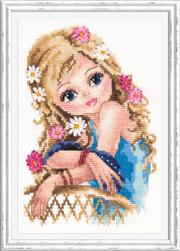 Набор для вышивания нитками Чудесная игла, Самая-самая 13х20 см