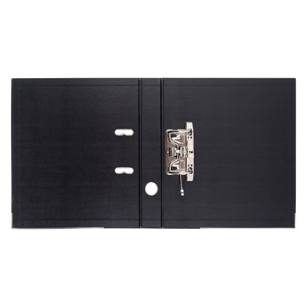 Регистратор PVC, 2-х стороннее покрытие, мет.уг. 50 мм, 10 шт, Premier A4 арочный механ, черный ЕС100261001, Expert Complete