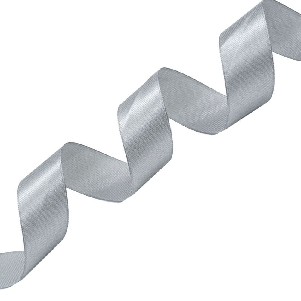 Лента атласная 1-сторонняя 25.0 мм / 22.86±1 метров, 148 стальной, Globus