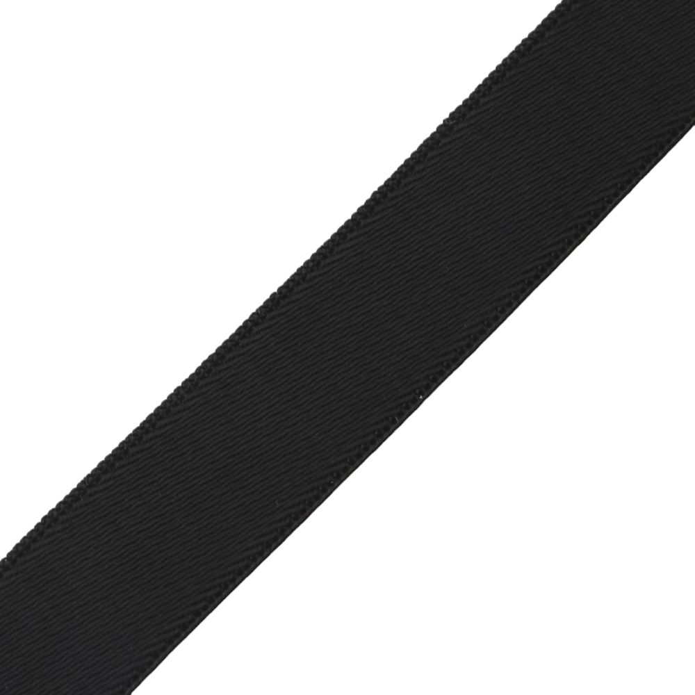 Резинка бельевая (бретелечная) матовая 15.0 мм / 50 метров, черный