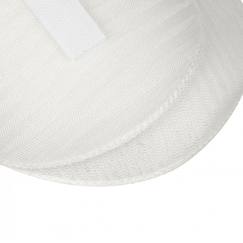 Плечевые накладки (подплечники) втачные на липучке 100х145х10 мм, Вк-10 белый, 50 пар