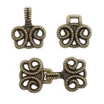 Крючки пришивные декоративные 25х14 мм, ob, 10 шт