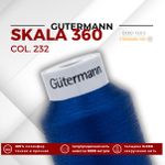 Нитки некрученые Gutermann Skala 360 (5000 метров), 1 кат. | 232 кобальт