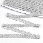 Тесьма отделочная 20 мм, 1-10 цв.серебро уп.13.71м