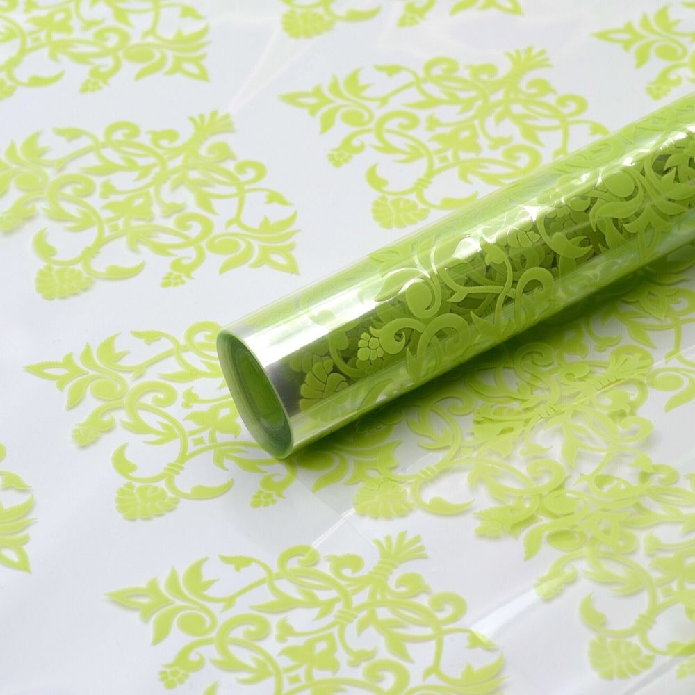 Пленка цветная Нежность 60см фисташковый, 75806