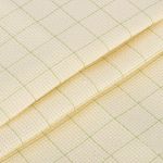 Канва Aida 14 ct, 50х50±2 см, бл.бледно-голубой в клетку, Gamma