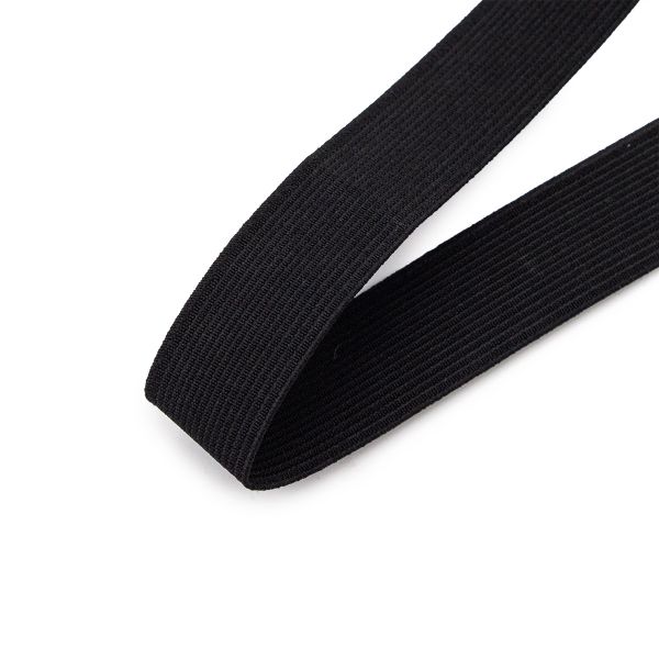 Резинка башмачная 25.0 мм / 25 метров, вязаная, черный