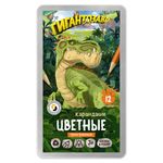 Набор цветных карандашей GGZ-CPM-6012 заточенный 2х12 цв, в металлической коробке, ВКФ GGZ-CPM-6012