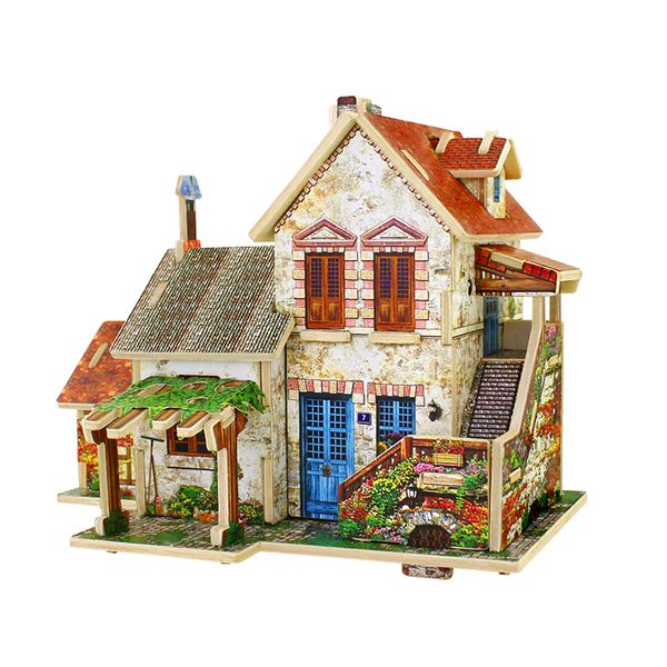Пазл серия Домики Франции FRA-001, 16.7х15х13 см, Ферма, Rezark FRA-001