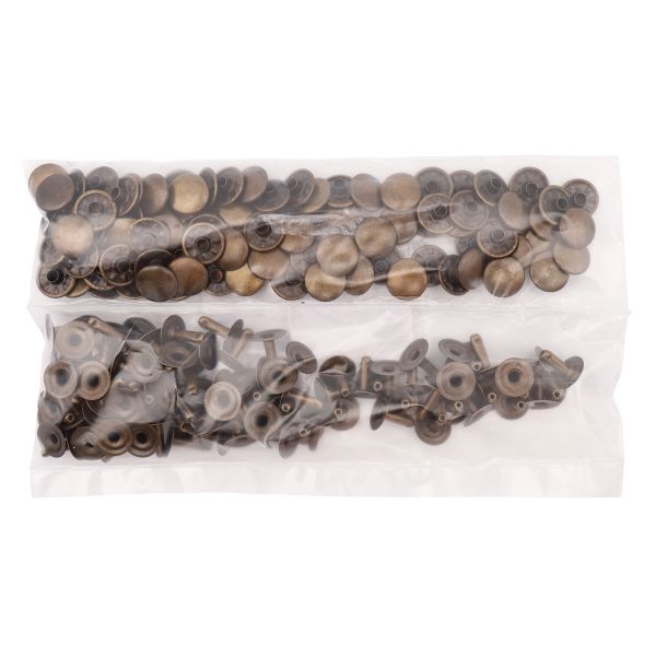 Хольнитены ⌀11 мм, h=11 мм, металл, New Star №123, антик, уп.≈100 шт