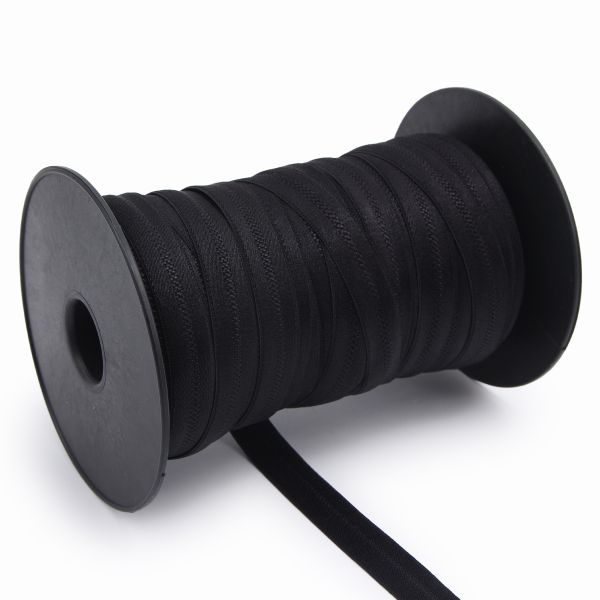 Резинка бельевая (бретелечная) 15.0 мм / 50 метров, черный, (ML207.015)