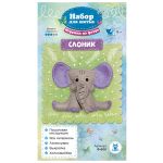 Набор для шитья игрушки из фетра, Слоник, 13 см