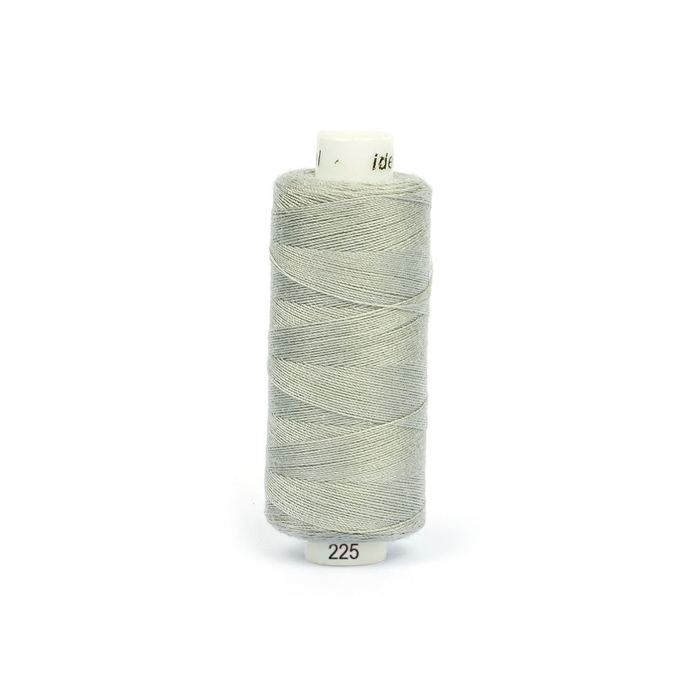 Нитки швейные бытовые Ideal 40/2, 366 м / 10 кат., 225 серый