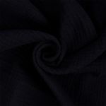 Муслин 125 г/м², 130 см / 2 метра, TBY.Mus.24723.28.2, цв.28 черный