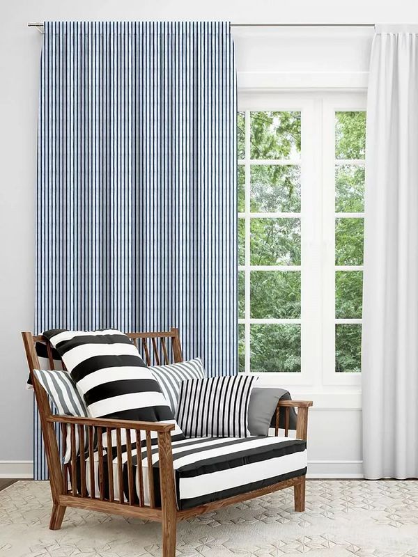 Льняная ткань 140 г/м², 150 см / 20 метров, TBY.DJ.13, цв.синий