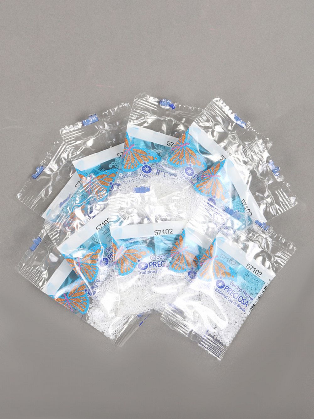 Бисер Preciosa 10/0 (2.3 мм), 50 г (10х5 г), цв. 57102