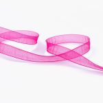 Лента капроновая (органза) 10.0 мм / 22.8±1 метра, 118 малиновый, Blitz OR-10