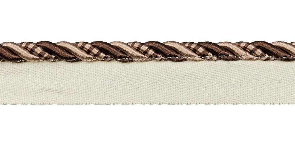 Кант мебельный 8 мм / 25 метров, 63200 т.коричневый/бежевый, Gamma ДТ