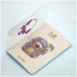 Записная книжка двойная обложка А6 32 листа с "Movie" эффектом "Крутой ежик"