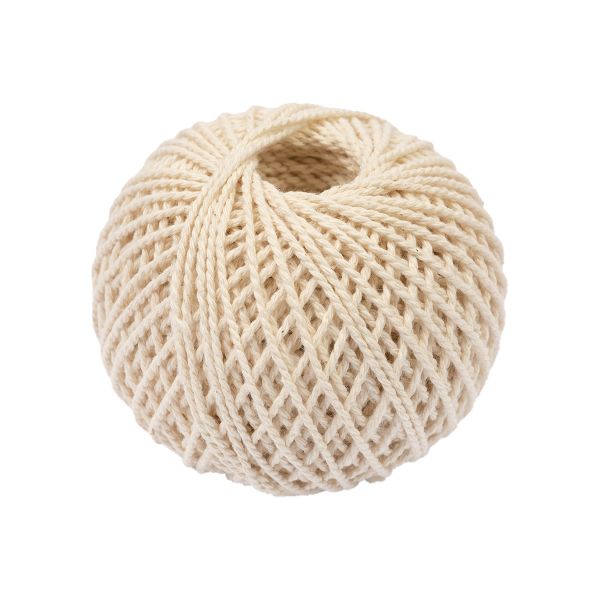 Шпагат х/б ⌀2.0 мм, 100 м, клубок, суровый, Gamma ШХ4