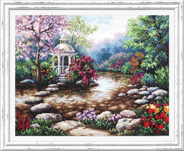 Набор для вышивания нитками Чудесная игла, Все для нас с тобой 40х32 см