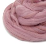 Шерсть для валяния Троицкая п/тонкая 1х100 г (до 29 мкр), 21 брусника