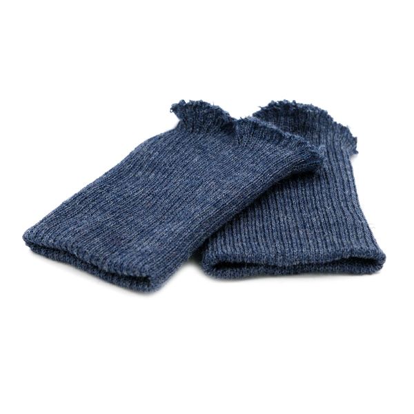 Манжеты трикотажные 6.5х9.5 см, 1 пара, тонкие, 126/м джинсовый