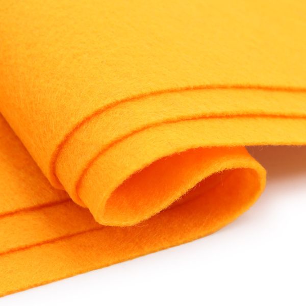 Фетр листовой мягкий 1.0 мм, 170гр, 20х30см, 10 шт/упак Astra&Craft (AF816 св.горчичный)