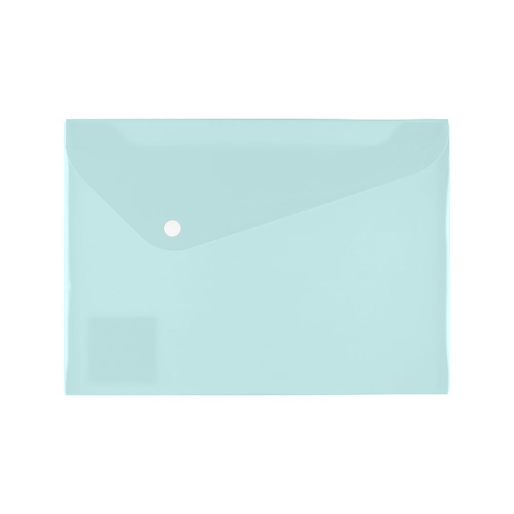 Папка-конверт с кнопкой A5 180 мкм диагональ 10 шт, бирюзовый EC21017219, Expert Complete