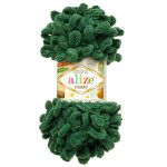 Пряжа Alize (Ализе) Puffy / уп.5 мот. по 100 г, 9м, 30 зеленый изумруд
