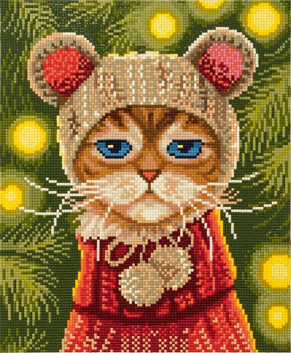 Алмазная (кристальная) мозаика Фрея, Праздничное настроение, 25х30 см