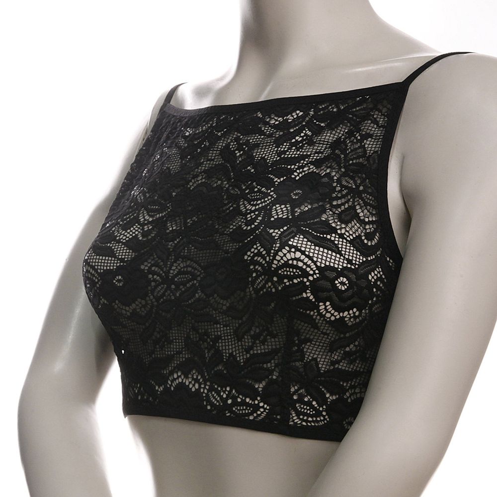 Кружево бельевое эластичное 300 мм / 13.72 м, цв. C580 черный