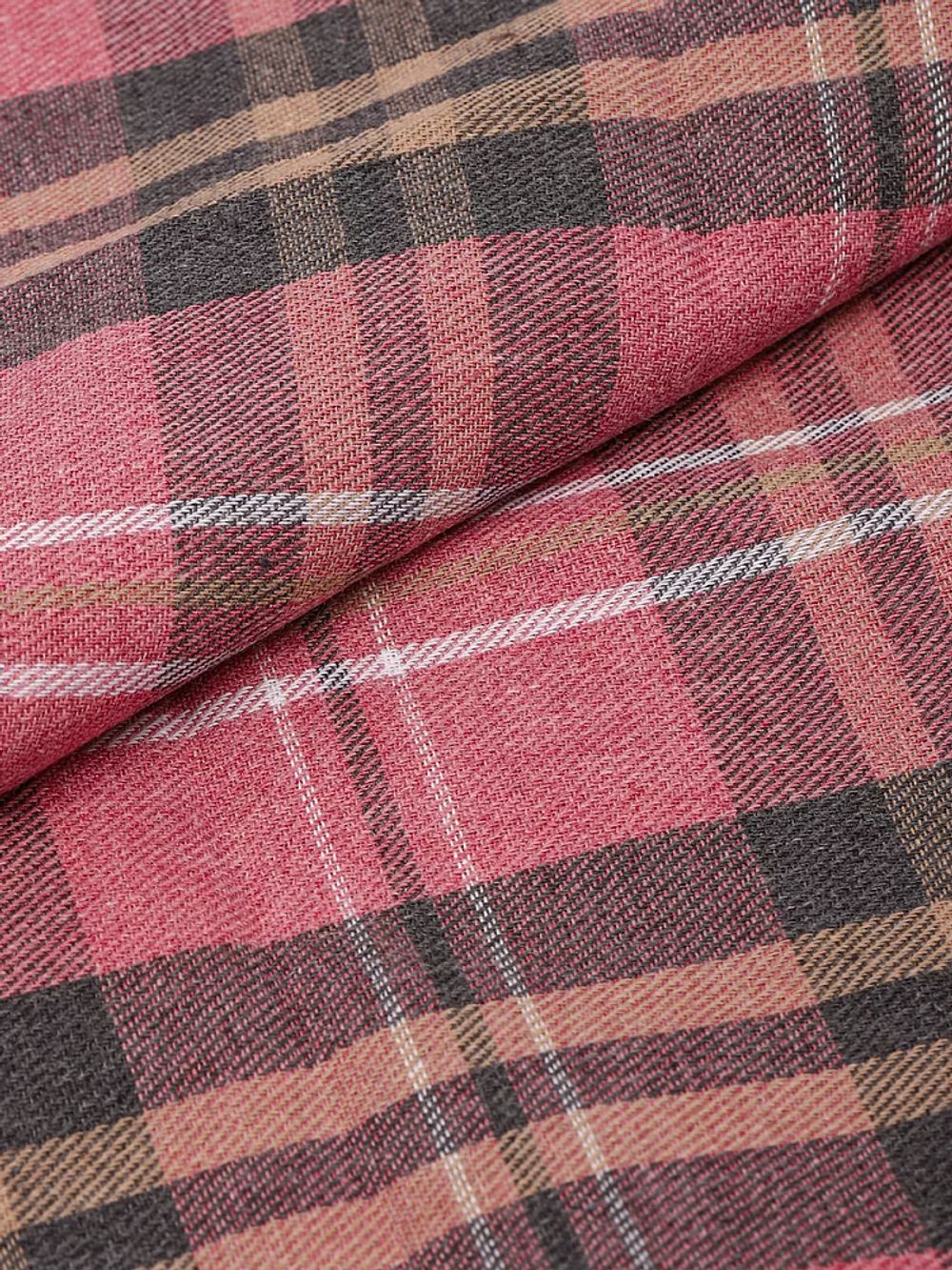 Фланель рубашечная 150 г/м², 150 см / 2 метра, TBY.Fl.T138.2, цв.138 розовый