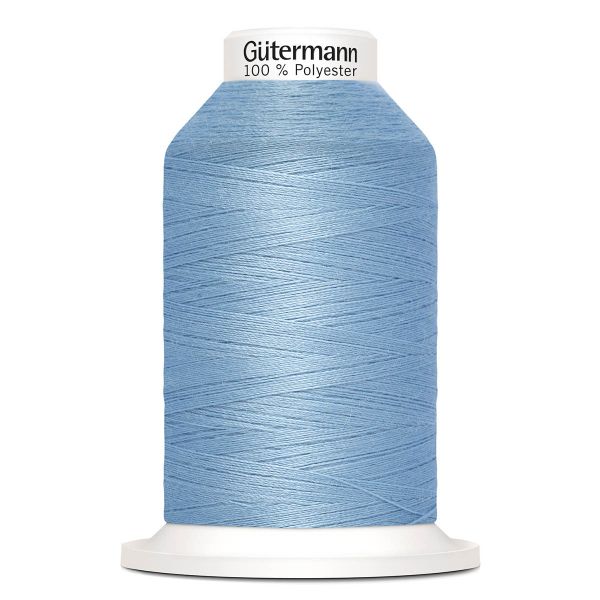 Нитки оверлочные Gutermann Miniking, 1000м, 143 серо-голубой, 5 катушек