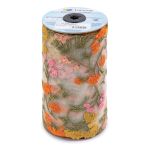 Кружево на сетке широкое 180 мм / 14 м, ±1 Турция, коралловый, Gamma GCKM-180-07