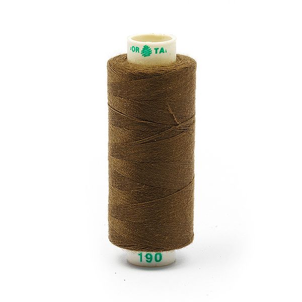 Нитки швейные бытовые Dor Tak 40/2, 366 м / 10 кат., 190 св.коричневый