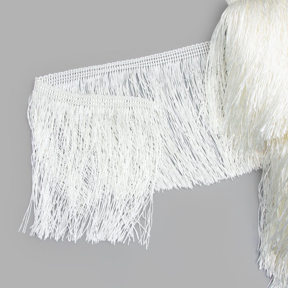 Бахрома отделочная широкая 120.0 мм / 25 метров, 502 кремовый, 0390-0310