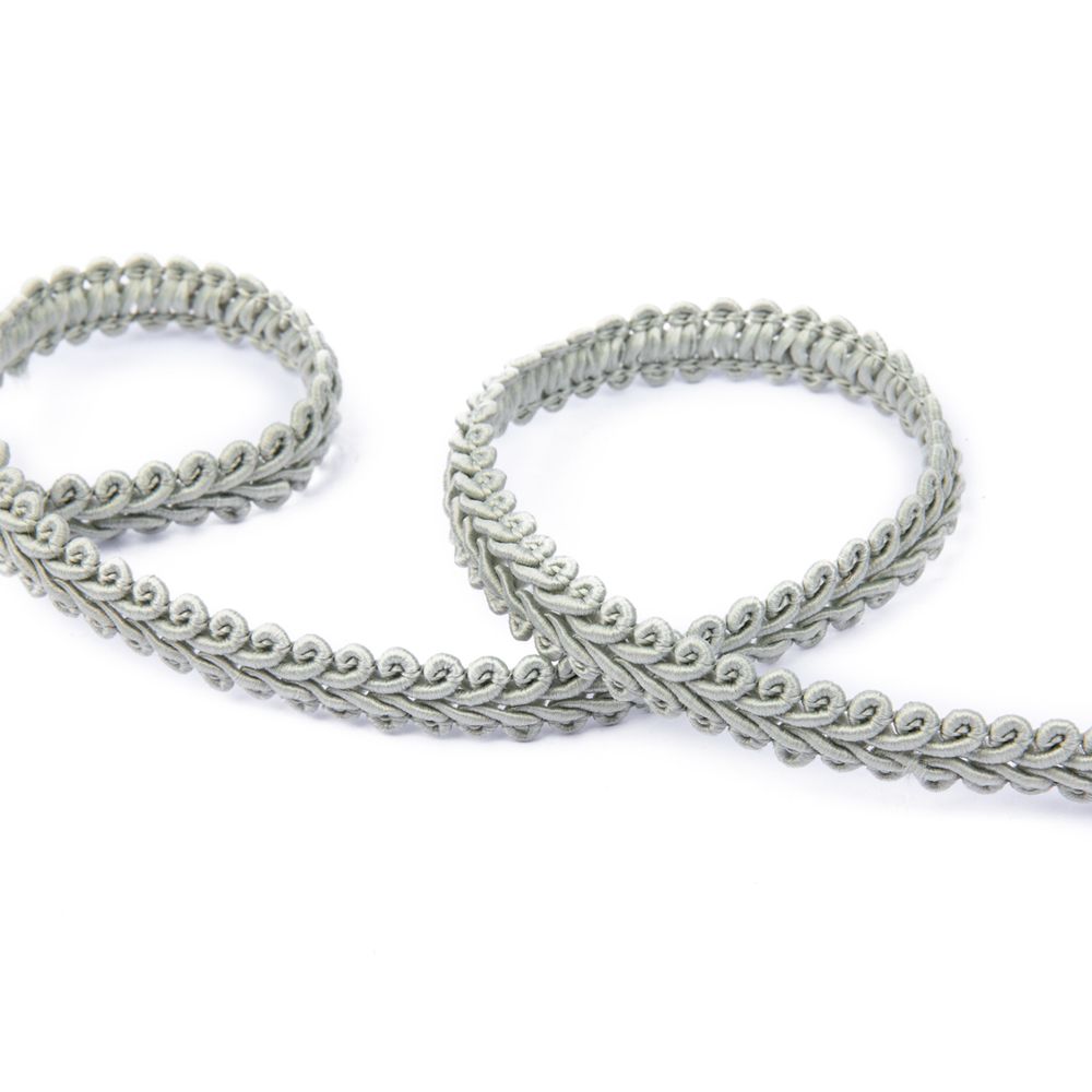 Тесьма декоративная Gamma Шанель GSH-10 8.5-10 мм, 33 м,±0.5 м, 079 бл.серый