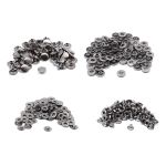 Кнопка Альфа (S-образная) ⌀15.0 мм, ≈72 шт, СТАЛЬ, черн. никель, NEW STAR