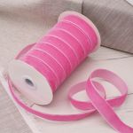 Лента бархатная (тесьма) 20.0 мм / 32.9±2 метров, 0081-1901, 11 малиновый